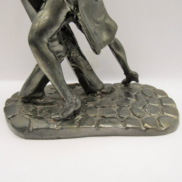 Rubies Couple Dancing Tango Metal Sculpture - Picture 6 of 12